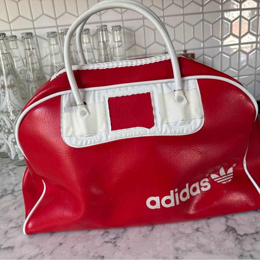 Vintage Adidas Red Bag SOLD
